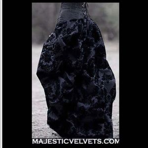 Steampunk Victorian Skirt with Pannier Cage